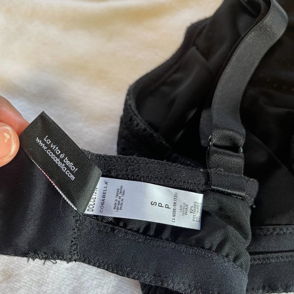 Curvy Bralette - Wire-free - Black - 32DD 34DD 34F - Picture 5 of 8